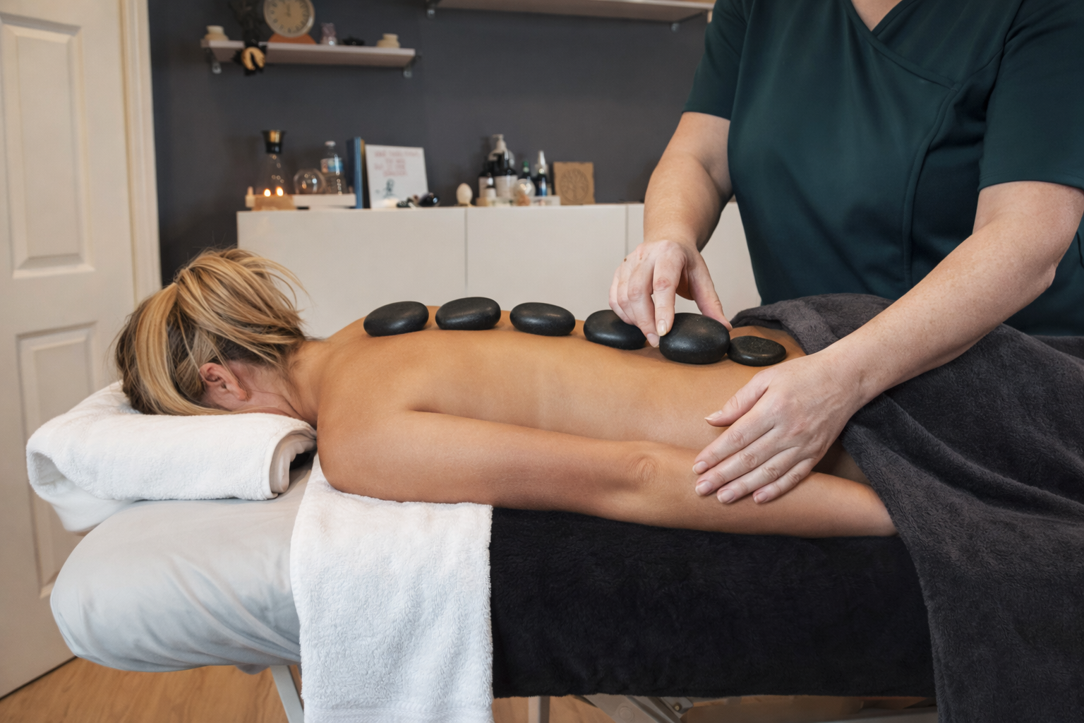 Hot Stone Massage - Back